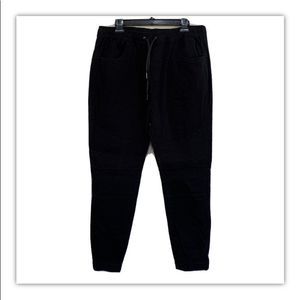 Men’s the Narrows black jogger Moto pants 8055